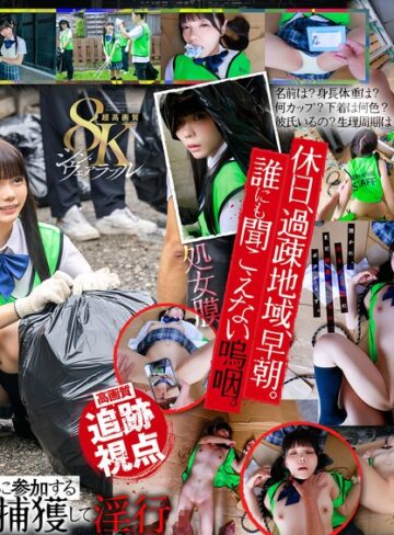 【フル動画】【VR】【8K】【高画質 追跡視点】休日に地域のゴミ拾いに参加する心が綺麗な少女を捕獲して淫行｜13dsvr01681