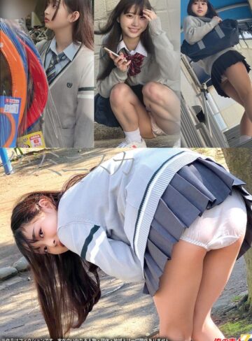 【フル動画】街中ミニスカ観察 パンティワカメちゃん状態の学生2名 TちゃんとAちゃん｜h_1732orecs00725