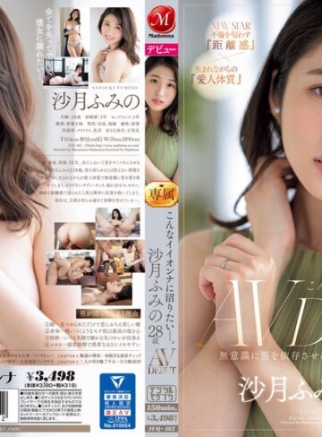 【フル動画】こんなイイオンナに沼りたい―。 沙月ふみの 28歳 AV DEBUT 無意識に男を依存させる、触れたら危険な人妻―。｜juq00462